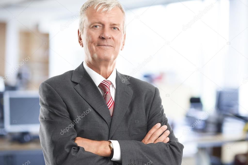 Senior businessman portrait 