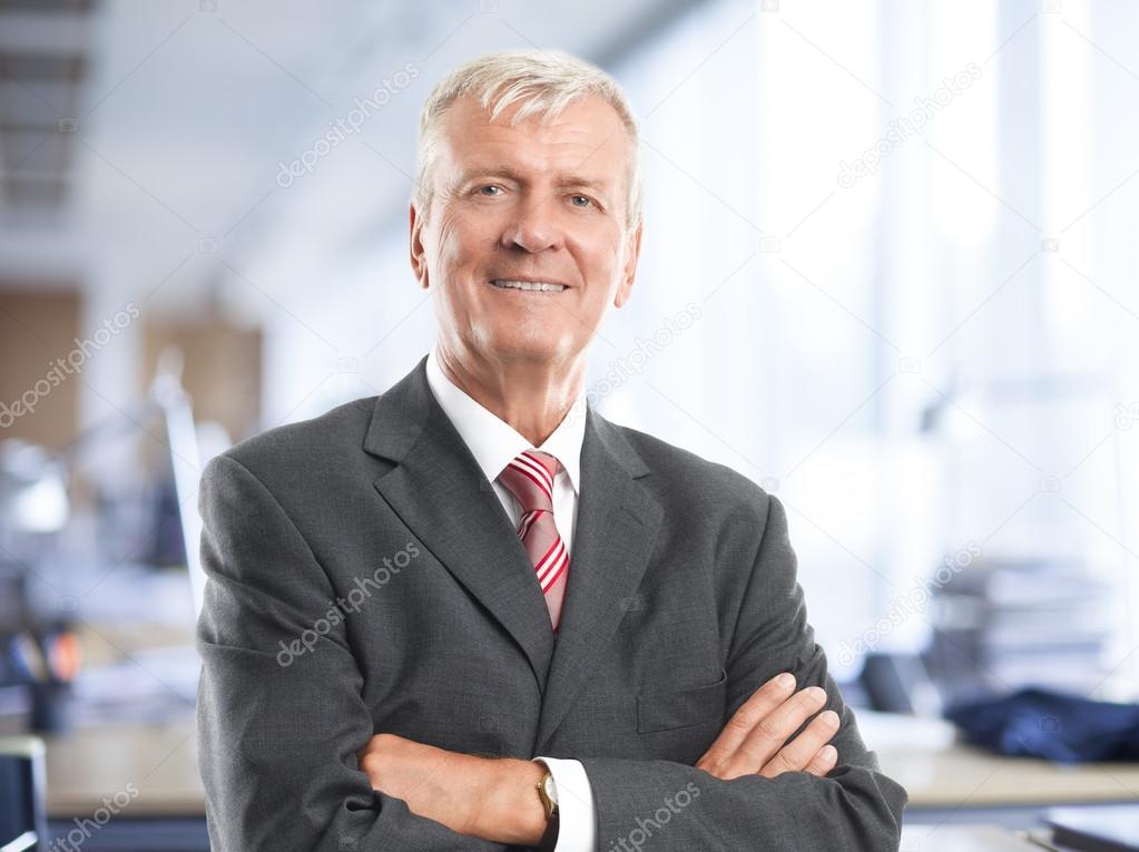 Senior businessman portrait 
