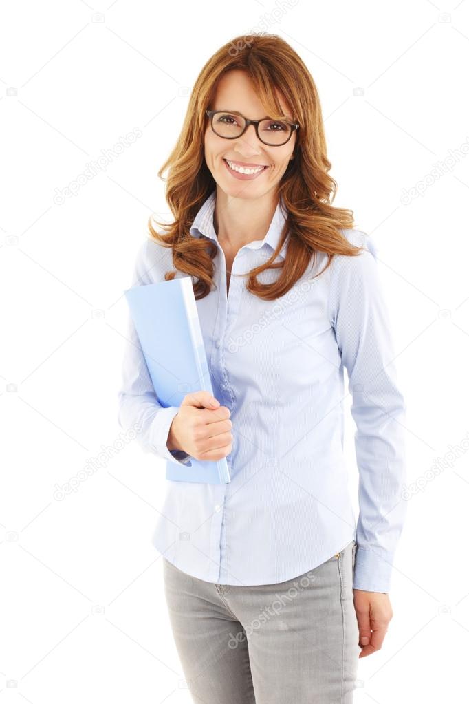 Casual businesswoman portrait
