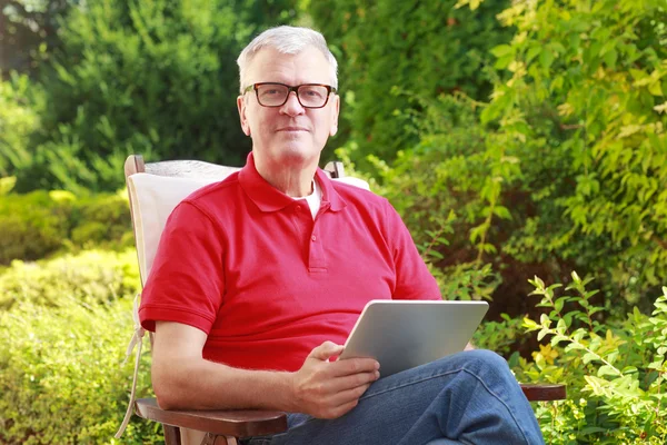 Senior man portrait — Stock Photo, Image