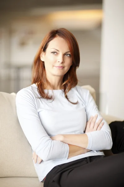 Mature woman portrait — Stock Photo, Image