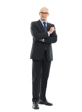 Kendine güvenen üst düzey iş adamı