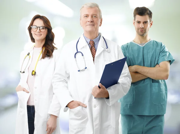 Male professor and medical team Stock Picture
