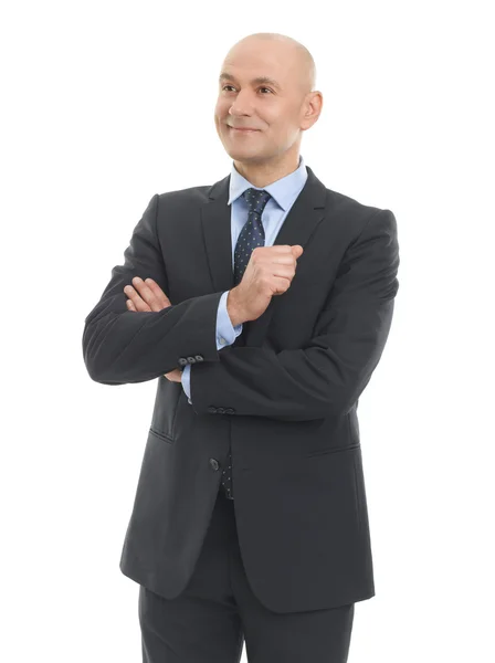 Businessman standing with arms crossed — Stock Photo, Image