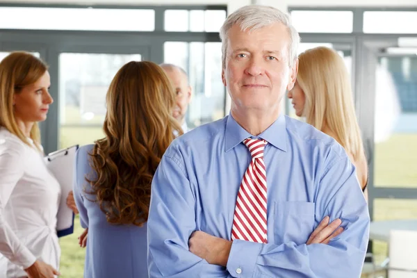 Businessman at business meeting — Stock Photo, Image