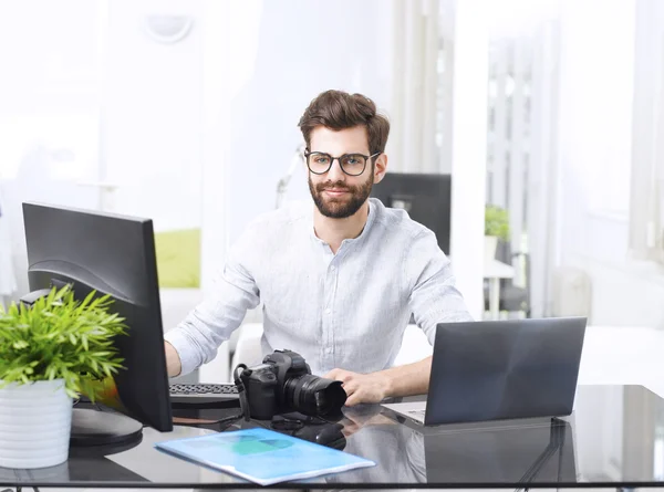 Art director working at his office — Stock Photo, Image