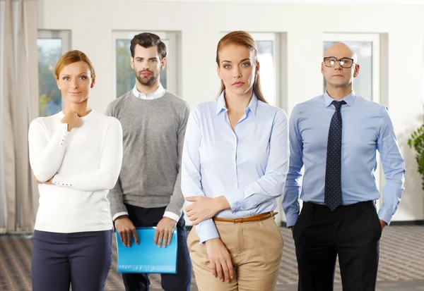 Mixed age business group