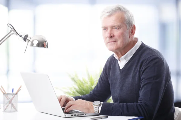 Financial director sitting — Stockfoto