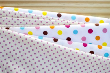 Mix polka dot fablic 