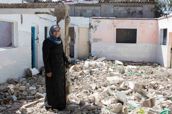 Λωρίδα της Γάζας, Beit Lahia: ένας δάσκαλος μέσα στο σχολείο του καταρρίφθηκε από ισραηλινό πύραυλο Royalty Free Φωτογραφίες Αρχείου