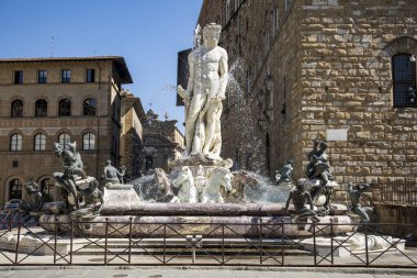 Fontana del Nettuno Piazza della Signoria, Floransa 'da