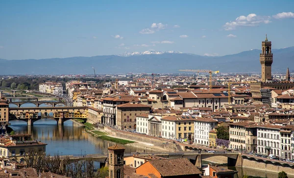 Florence View Toscane Italië — Stockfoto