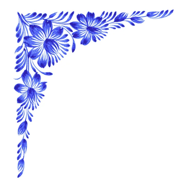 Floral hoek — Stockvector