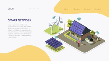 Alternatif enerji kaynaklarına sahip akıllı ev