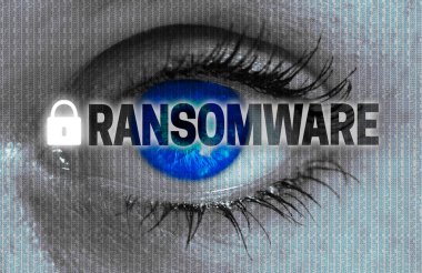 ransomware göz Görüntüleyicisi kavramı görünüyor