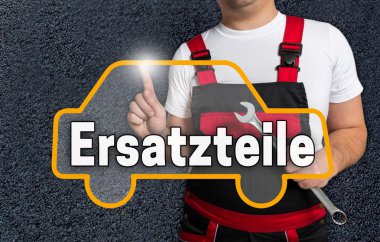Ersatzteile (içinde Alman yedek parça) dokunmatik ekran c tarafından işletilmektedir