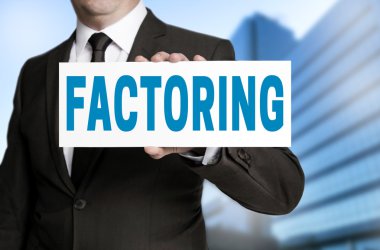 işareti Faktoring işadamı tarafından düzenlenmektedir