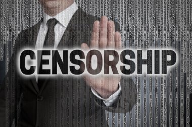 sansür matris ile işadamı tarafından gösterilir