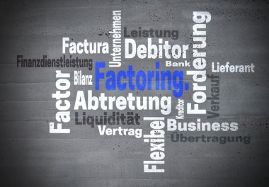 Faktoring Abtretung Finanzdienstleistung (içinde Alman atama F