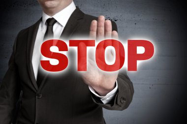 Handstop işadamı tarafından gösterdi