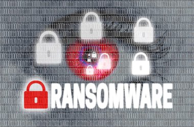 ransomware göz Görüntüleyicisi kavramı görünüyor