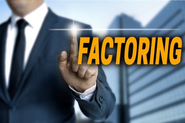 Dokunmatik ekran Faktoring işadamı tarafından işletilmektedir