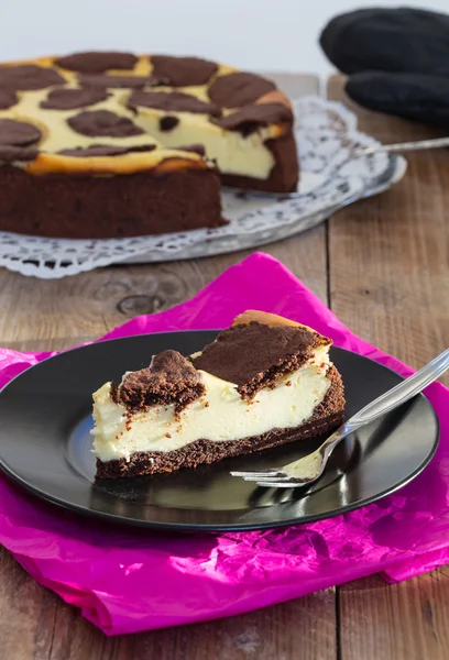 Russian plucking cake serves on a plate — Stock Photo, Image