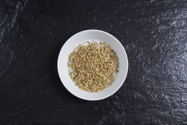 Fennel Bowl Slate — Stock Photo, Image