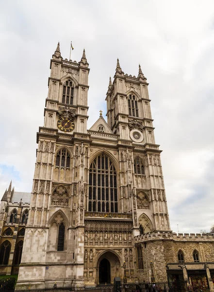 Westminster Abbey in London front view — Stock Photo, Image