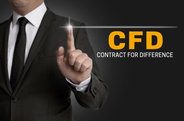 CFD dokunmatik ekran işadamı tarafından işletilmektedir