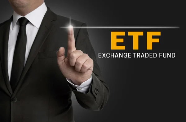 ETF dokunmatik ekran işadamı tarafından işletilmektedir