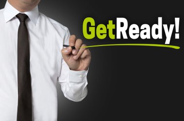 İşadamı arka plan kavramı tarafından yazıldı hazırla