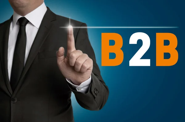 B2b dokunmatik ekran işadamı kavramı tarafından işletilmektedir