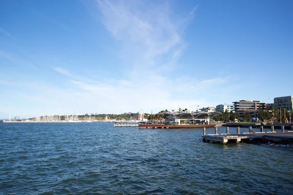 Geelong vattnet i sommar — Stockfoto