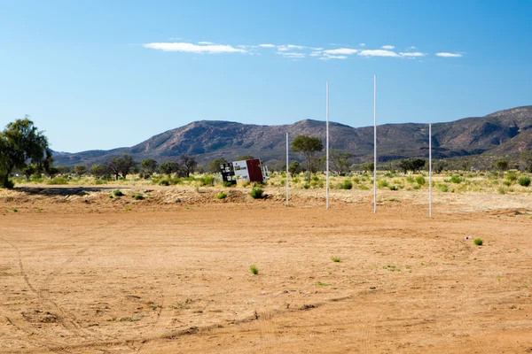 Campo sportivo aborigeno ad Atitjere — Foto Stock