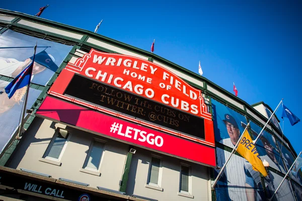 Baseball at Wrigley Field — Stock Photo, Image