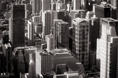 Geç öğleden sonra Chicago manzarası