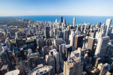 Geç öğleden sonra Chicago manzarası