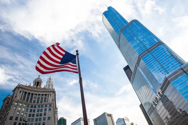 Chicago 'daki Trump Kulesi — Stok fotoğraf