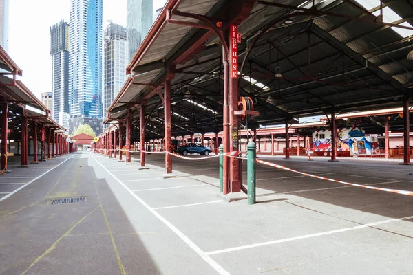 Mercado tranquilo Queen Vic durante la pandemia del Coronavirus — Foto de Stock