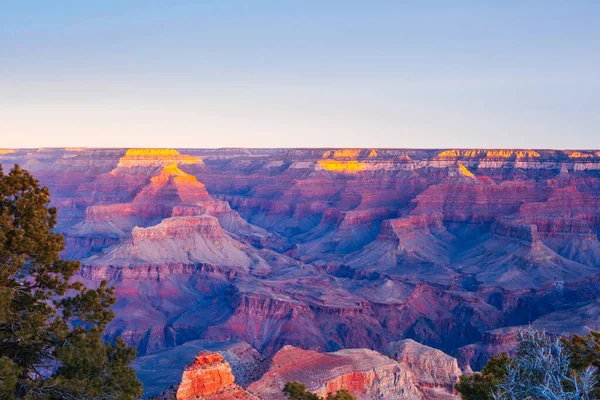 Lever de soleil au Grand Canyon aux États-Unis — Photo