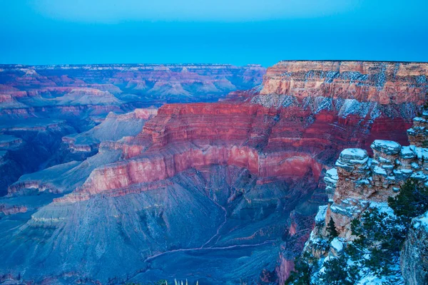 Zachód słońca w Wielkim Kanionie w USA — Zdjęcie stockowe