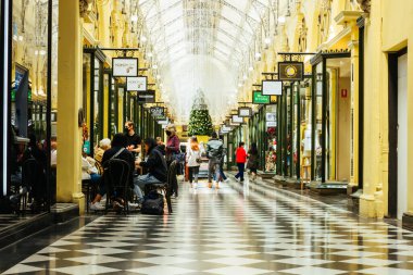 Coronavirus salgını sırasında Royal Arcade Alışveriş Merkezi