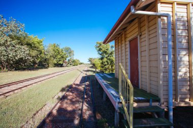 Avustralya 'daki Mount Sürpriz Tren İstasyonu