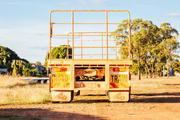 Australian Road Train in Mt Surprise — Stock Photo, Image