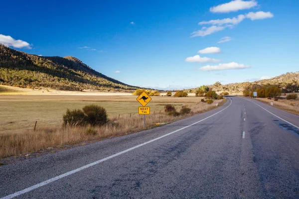 Verschneite Gebirgslandschaft in Australien — Stockfoto