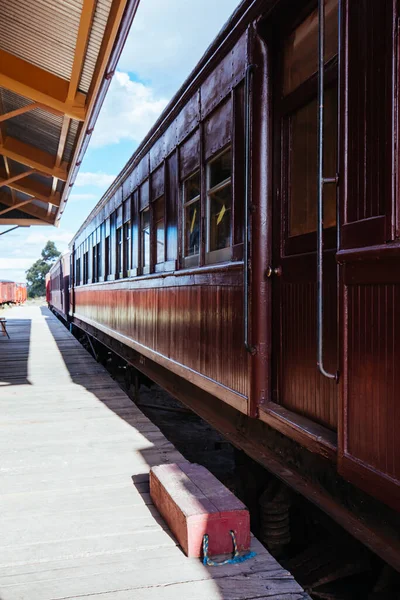 Stazione ferroviaria di Maldon a Victoria Australia — Foto Stock