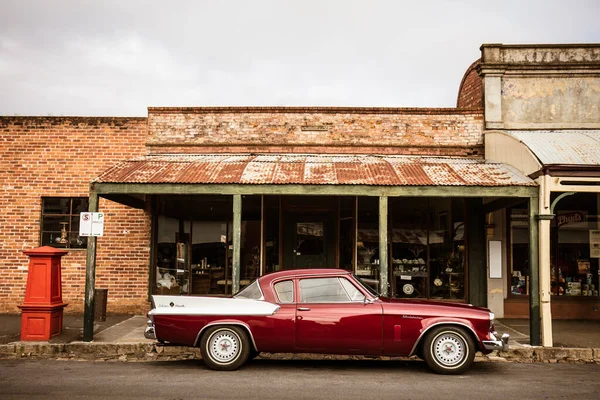 Carro clássico em Maldon Austrália — Fotografia de Stock