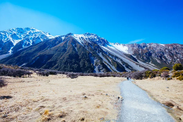 Hooker Valley Track op Mt Cook in Nieuw-Zeeland — Stockfoto