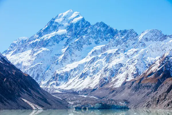 Hooker Valley Track στο Mt Cook της Νέας Ζηλανδίας — Φωτογραφία Αρχείου